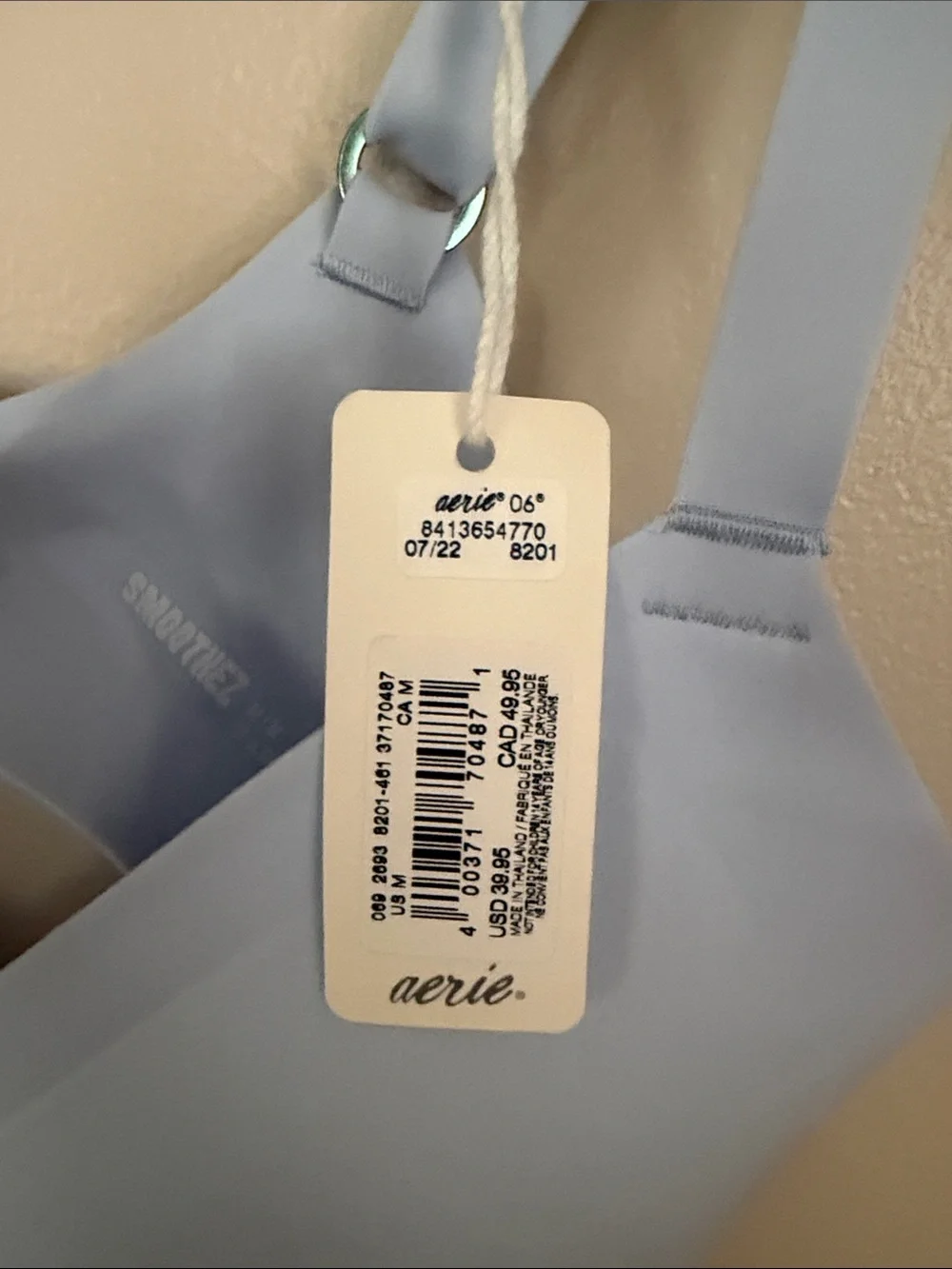aerie Light Blue Wireless Smoothiez Bra